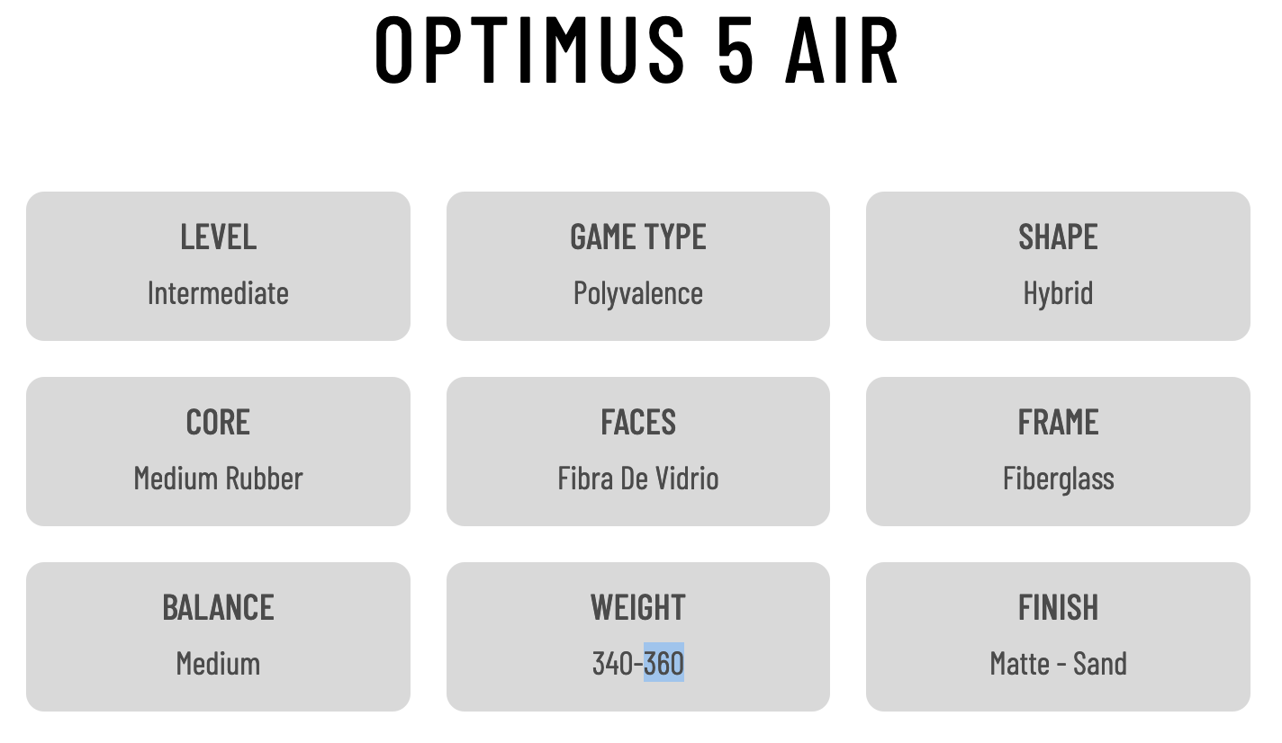 SIUX Optimus 5 Air